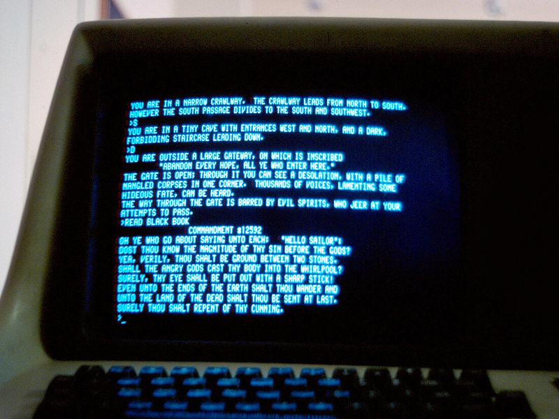 In the beginning, there was only text...