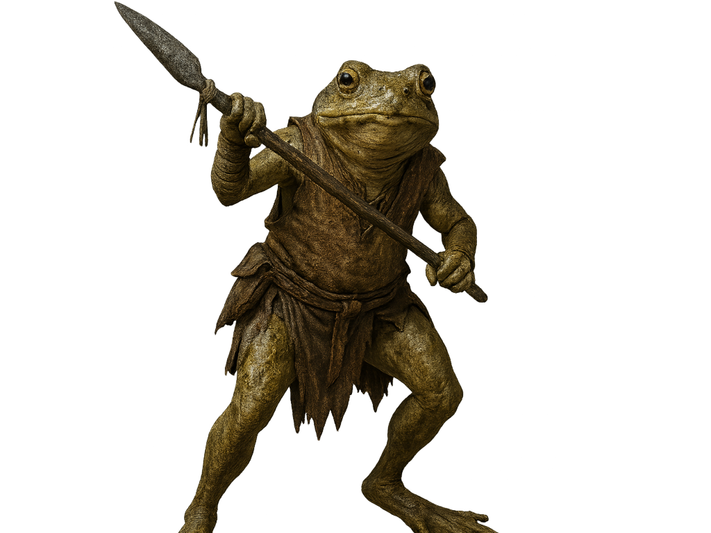 Frogman with Spear