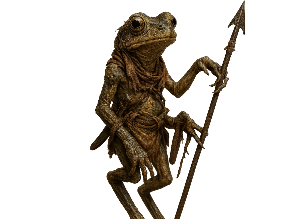 Frogman with Javelin